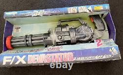 1992 TOOTSIE TOY F/X DEVASTATOR 350 ROUND ELECTRONIC CAP GUN BNIB Vintage