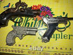 20 Miniature Cap Gun Lot Hubley, Marx, Little Atom, Colt