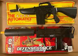 (2) Daisy Defence Force M-10 Machine Pistol #8234 &Toy Gun Durham The Automatics
