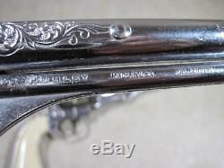 2 Large Vintage Hubley Colt 45 Cap Guns WithHolsters USA Toy Pair