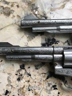 2x Vintage Nichols Toys Stallion 41-40 Cap Gun PAIR