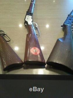 3 Nice Mattel Vintage Toy Rifle/guns. Crackfire, Shootin Shell And Saddle Rifles