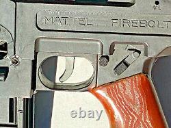 60's Mattel Firebolt Army M16 Tommy Burst Machine Submachine Combo Sonic/Cap Gun