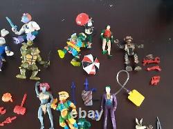 80s/90s, vintage toy lot and accessories, Teenage Mutant Ninja Turtles +Batman