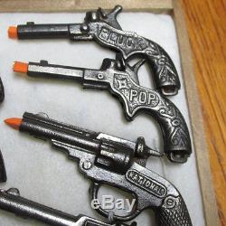 8 toy cap gun collection