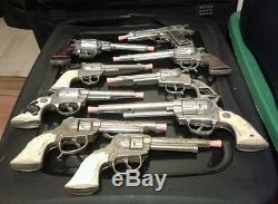 AMAZING Toy Cap Gun Lot Authentic Gene Autry Hubley Marshal Rare 1940s LOOK