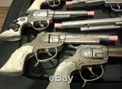 AMAZING Toy Cap Gun Lot Authentic Gene Autry Hubley Marshal Rare 1940s LOOK