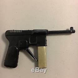 Antique Vintage All Metal Toy Gun With Clip Rare