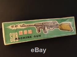 All Original CHINA Sub Machine Gun Me601 Battery Operated 1960 Lenght 201/2