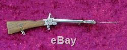 Antique Austrian RARE Pinfire Rifle not Pistol with Bayonet Toy Gun