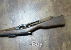 Antique DAISY MODEL 40 Military Style BB Gun Air Rifle & Bayonet Capt Bush 1917