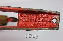 Antique GREY IRON CASTING CO. 1920's Rapid Fire Toy Machine Gun for Restoration