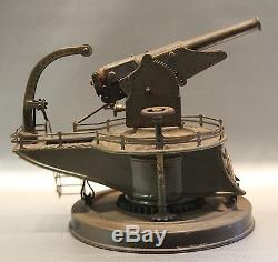 Antique Marklin Navy Deck Gun Mechanical Toy