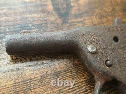 Antique National Cast Iron Cap Gun Toy Pat 1909 Collectible Hard to find