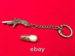 Antique Original Orig Maus Germany Pin Cap Gun keychain with caps