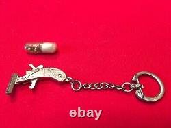 Antique Original Orig Maus Germany Pin Cap Gun keychain with caps