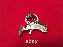 Antique Original Orig Maus Germany Pin Cap Gun keychain with caps