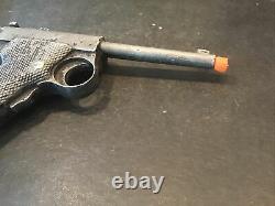 Antique Rare Cast Aluminum Toy Gun Japanese Nambu Pistol Replica Free Shipping