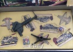 Antique Rare GLADEN Ent. Automatic Machine Gun Toy Complete In Box Withpellet Ammo