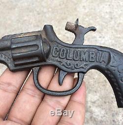 Antique Scarce Columbia Marked June 17, 1890 Patented Toy Gun-working, U. S. A