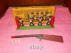 Antique Toy Target Game / Shoot A Crow / Complete with Daisy Cork Gun