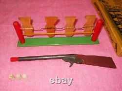 Antique Toy Target Game / Shoot A Crow / Complete with Daisy Cork Gun
