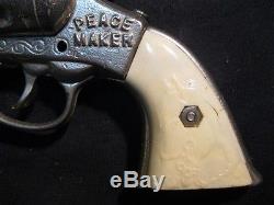Antique / Vintage Stevens Peacemaker Cap Gun / Guns and Holster