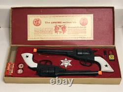 BCM Apache Calibre. 44 Toy Cap Gun Set in Box Remington Replica Made in England