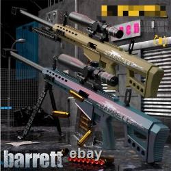Barrett oversized shell throwing soft bullet gun simulation gun children's toy
