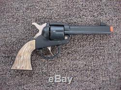 Big Horn Cast Iron Toy Cap Gun Kilgore 1940 RARE BLUE FINISH