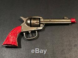 Big Horn Kilgore Cap Gun Cast Iron Red Grips Toy Cowboy Western Antique h15