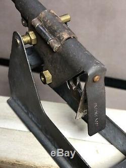 Boxed Antique FRENCH FIELD GUN Circa WWI Firing Metal War Tin Toy Cannon England