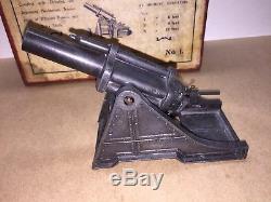 Britains Pre-War Set #1 (1265) 18 Inch Heavy Howitzer Gun Metal Original Box