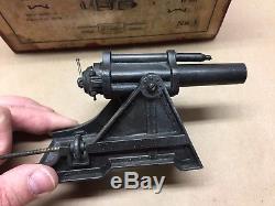 Britains Pre-War Set #1 (1265) 18 Inch Heavy Howitzer Gun Metal Original Box