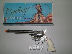CAP GUN 50s HUBLEY COWBOY CAP PISTOL EX. WithBOX NICE
