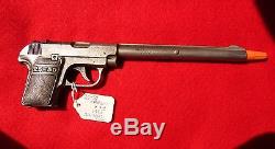 CAST IRON CAP GUN, PISTOL, SHOOTER, 25-50 TARGET 1935 TOY