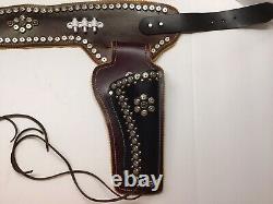 Cap Gun Leather Holsters Made For Nichols 45, Hubley Cowboy, Ricoshay, Beauty