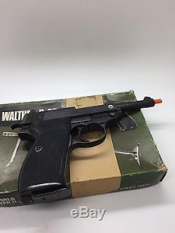 Cap Prop Starter Pistol Toy Gun Walther P38 Nakata WWII rare Vintage Japan