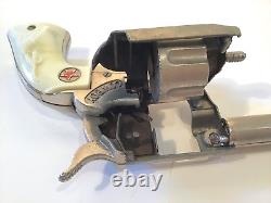 Colt Single Action Revolver toy cap gun box & Hubbly pistol, reproduction box
