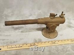 Conastoga Big Bang Cast Iron Anti-Aircraft Carbide Cannon Toy Gun Vintage