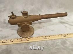 Conastoga Big Bang Cast Iron Anti-Aircraft Carbide Cannon Toy Gun Vintage