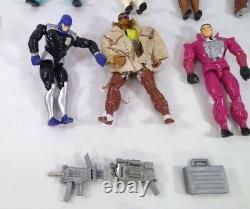 Cops n Crooks Action Figures Toy Lot x 17 Weapons Guns Vintage Hasbro Accessory