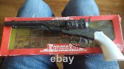Crescent Kansas Kid Cap Pistol Toy Vintage in Original Box