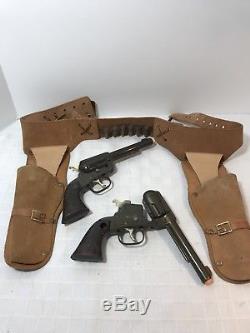 Daisy Toy Cap Gun with Leather Holster Vintage