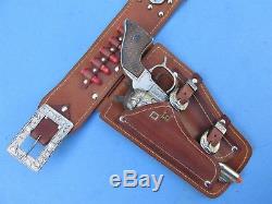 Dale Evans Butterfly Front Cap Gun Holster Rig Roy Rogers (guns Not Included)