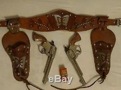 Dale Evans Cap Guns with Leather Holster