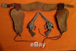 Dale Evans Cap Guns with Leather Holster