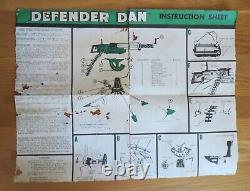 De Luxe Reading Defender Dan Automatic Toy Machine Gun =nmib = Rare Toy = 1964 =