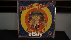 Dick Tracy Target Game Marx early 1940s with Box, Gun, 2 Darts and more