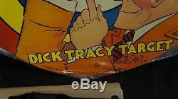 Dick Tracy Target Game Marx early 1940s with Box, Gun, 2 Darts and more